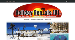 Desktop Screenshot of holidayrentals101.com